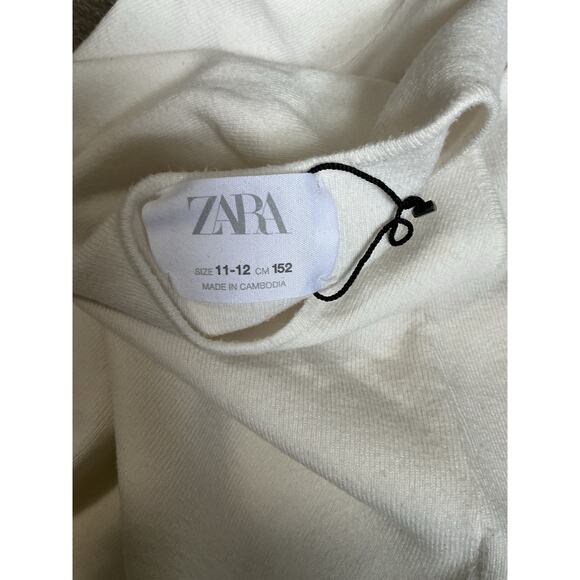 ZARA Cream Ivory Sleeveless Stretch Knit Camisole Tank Top - Picture 5 of 6